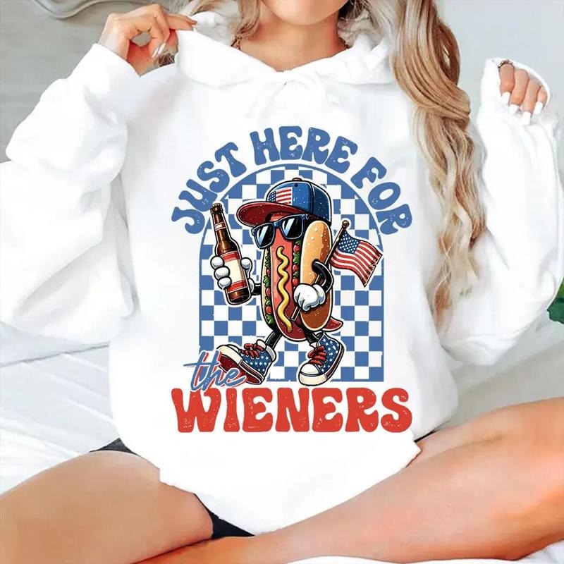 You Look Like The 4th Of July Shirt, Funny 4th July, Retro Hot Dog T-Shirt, Makes Me Want A Hot Dog Real Bad Meme,...