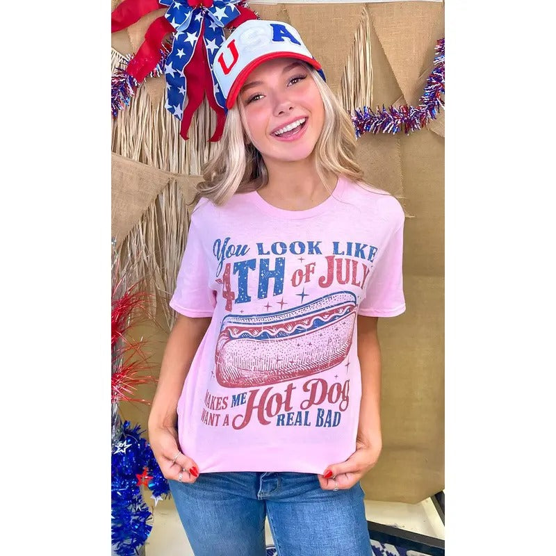 You Look Like the Fourth of July Graphic T-Shirt Hoodie, Sweatshirt | UrbanDripWear.com
