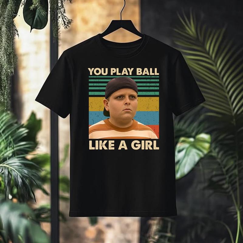 You Play Ball Like A Girl Vintage Retro Unisex T-Shirt Hoodie, Sweatshirt | UrbanDripWear.com
