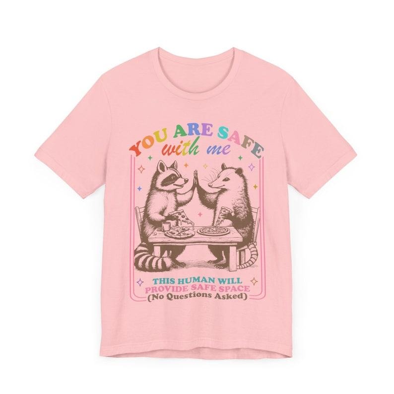 You are safe with me | lgbtq straight ally | this human will provide safe space | ally shirts | ally flag | pride merch |...