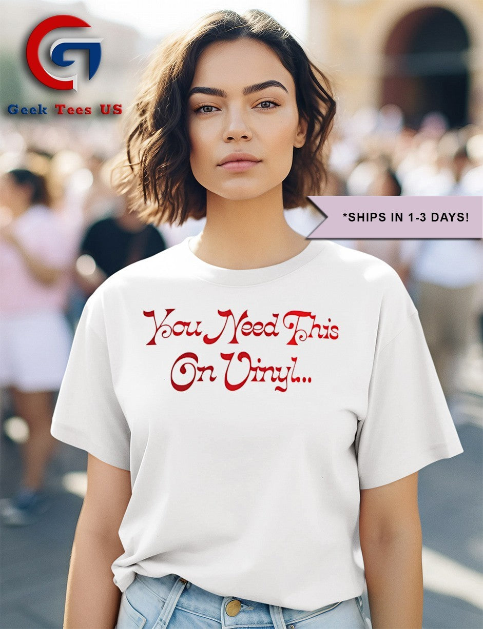 You need this on vinyl shirt