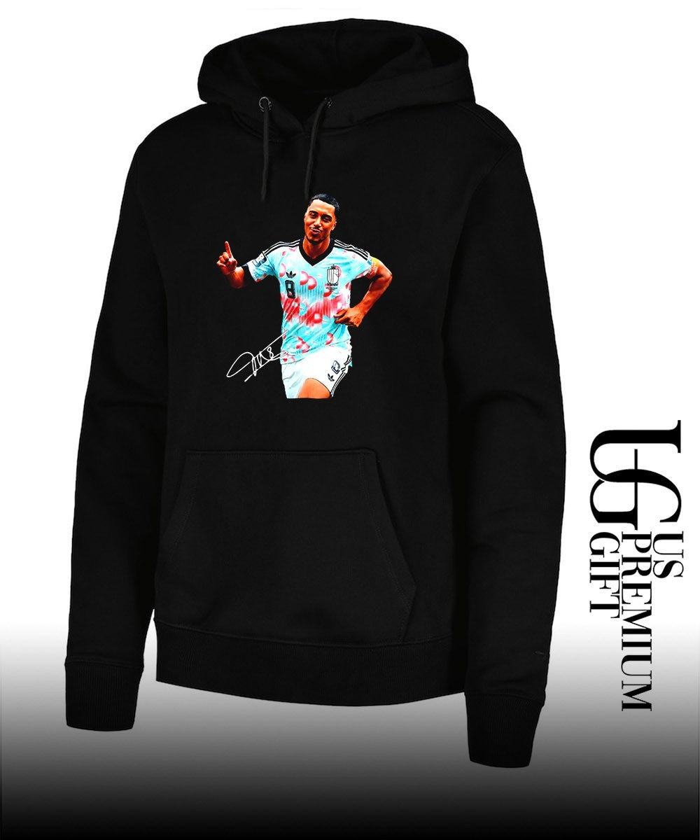 Youri Tielemans Belgium national football running signature shirt