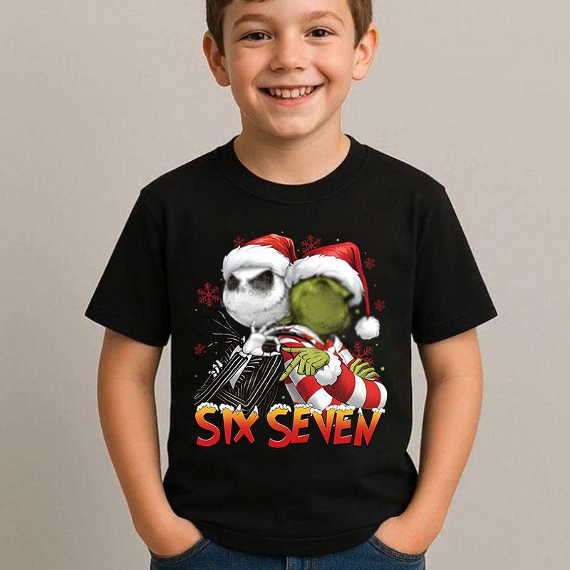 [ Youth] Christmas 67 Shirt, Six Seven X-mas Shirt, Santa 6 7 Sweatshirt, Trending Graphic Shirts, Christmas Gift style...
