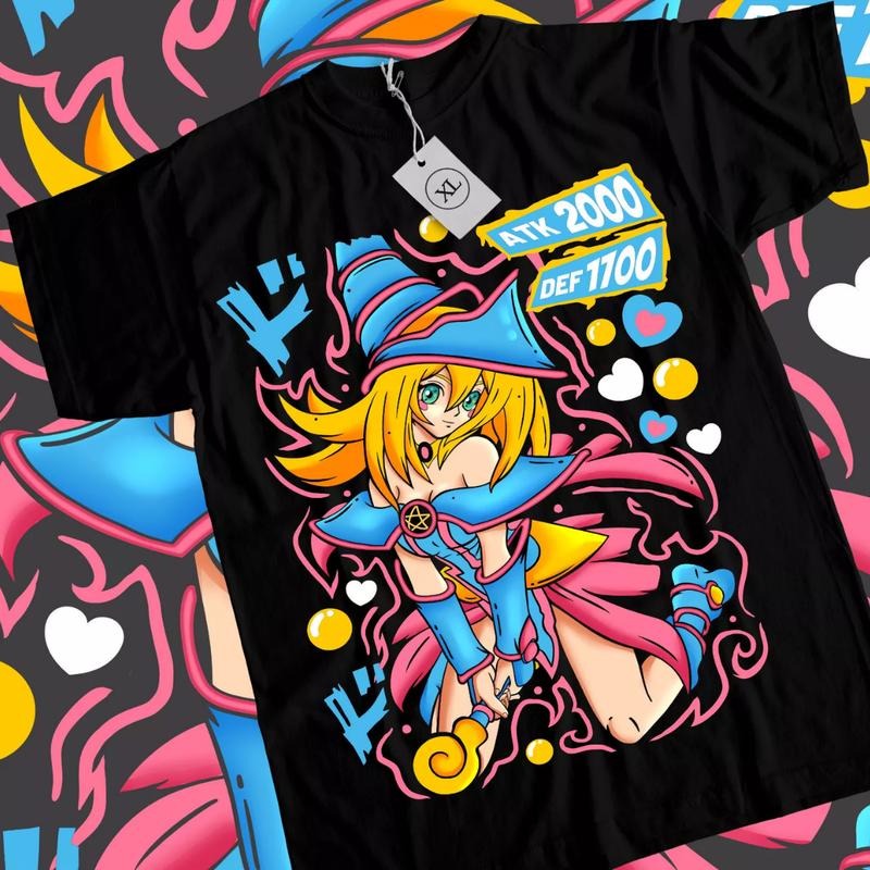 Yu-Gi-Oh! Anime T-Shirt & Sweatshirt, Chica Maga Oscura Graphic Tee, Anime Manga Lover Gifts Ball Cotton Hoodie
