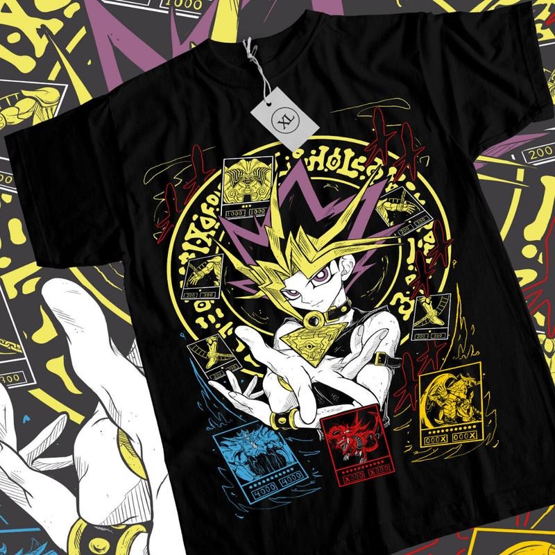 Yu-Gi-Oh! Anime T-Shirt & Sweatshirt, Yugi Mutou Graphic Tee, Anime Manga Lover Gifts Ball Cotton Hoodie | UrbanDripWear.com