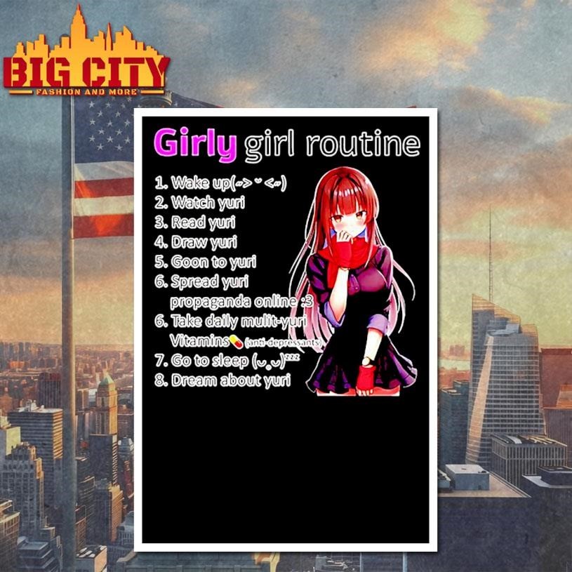 Yuri Girly Girl Routine Shirt