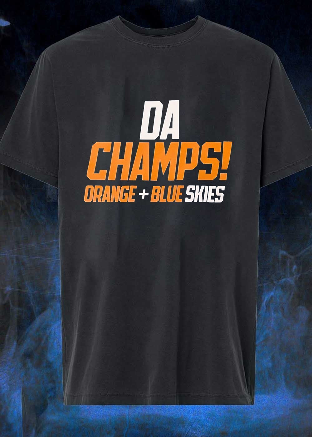 Da Champs Orange + Blue Skies T-Shirt