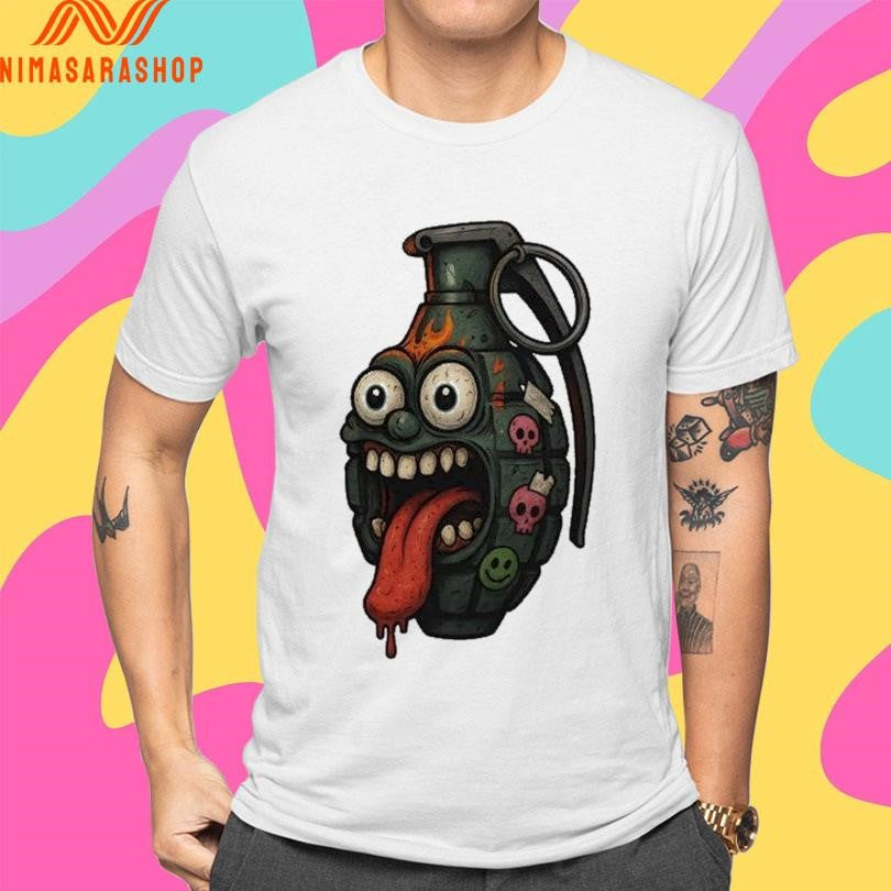 Zombie Grenade Halloween Shirts