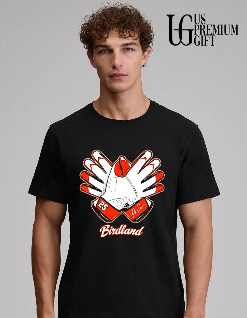 Birdland Pete Alonso Baltimore Orioles bird hands celebration signature shirt