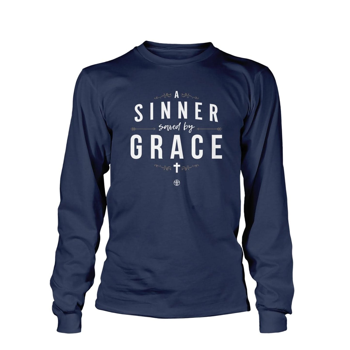 A Sinner Saved By Grace - Do Unto Others Long Sleeve T-Shirt (Front and Back)
