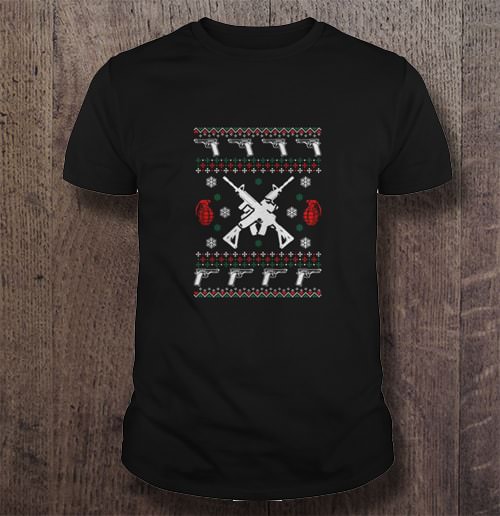 Ar15 ugly christmas sweater