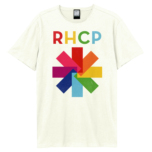 Red Hot Chili Peppers T-Shirt - Colour Wheel Asterix