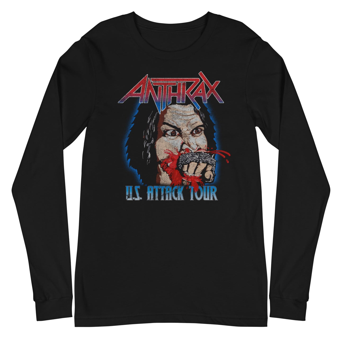 Anthrax - US Attack Tour Long Sleeve T-Shirt Style001