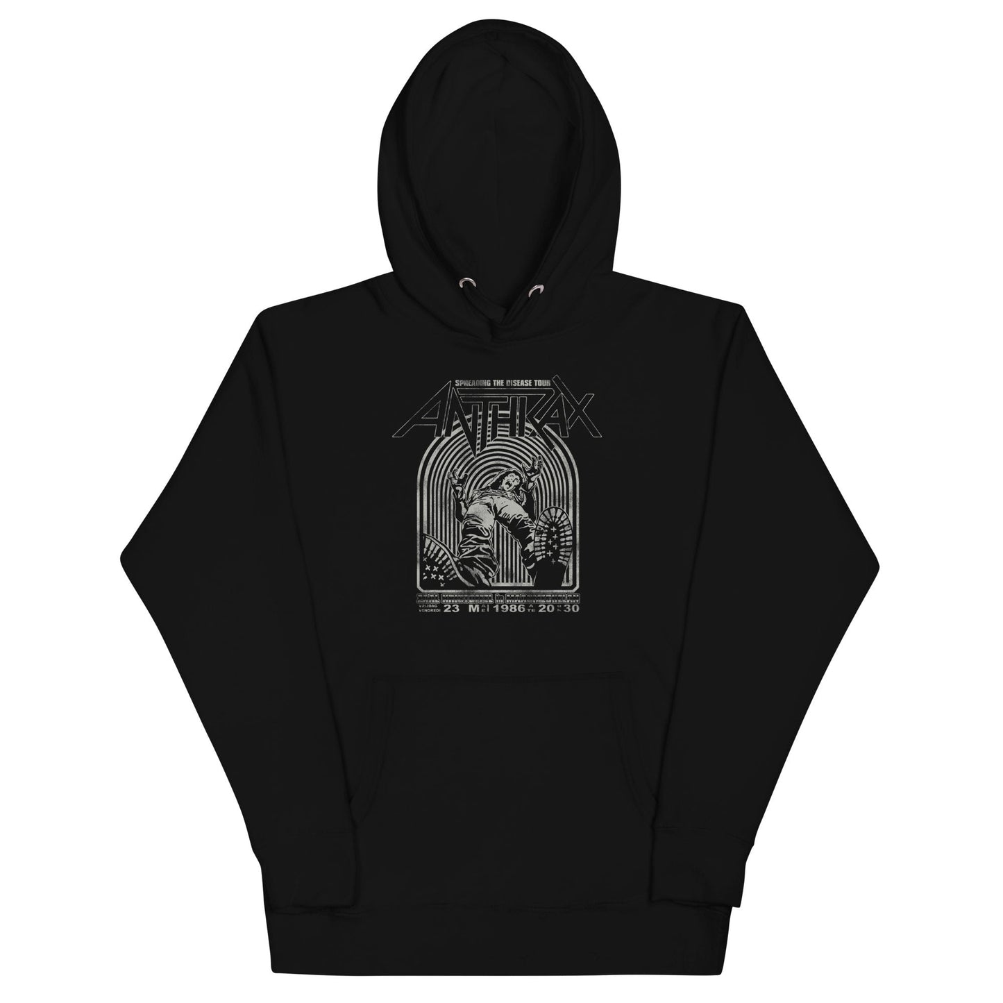 Anthrax 1986 Tour Classic Hoodie Style001