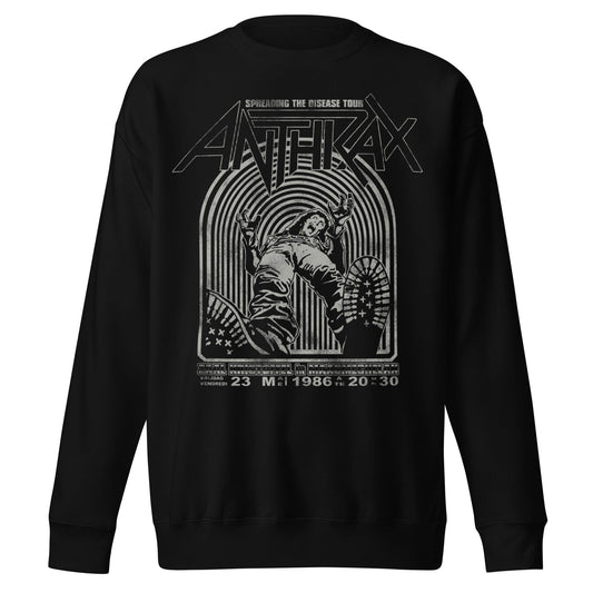 Anthrax 1986 Tour Jumbo Print Sweatshirt