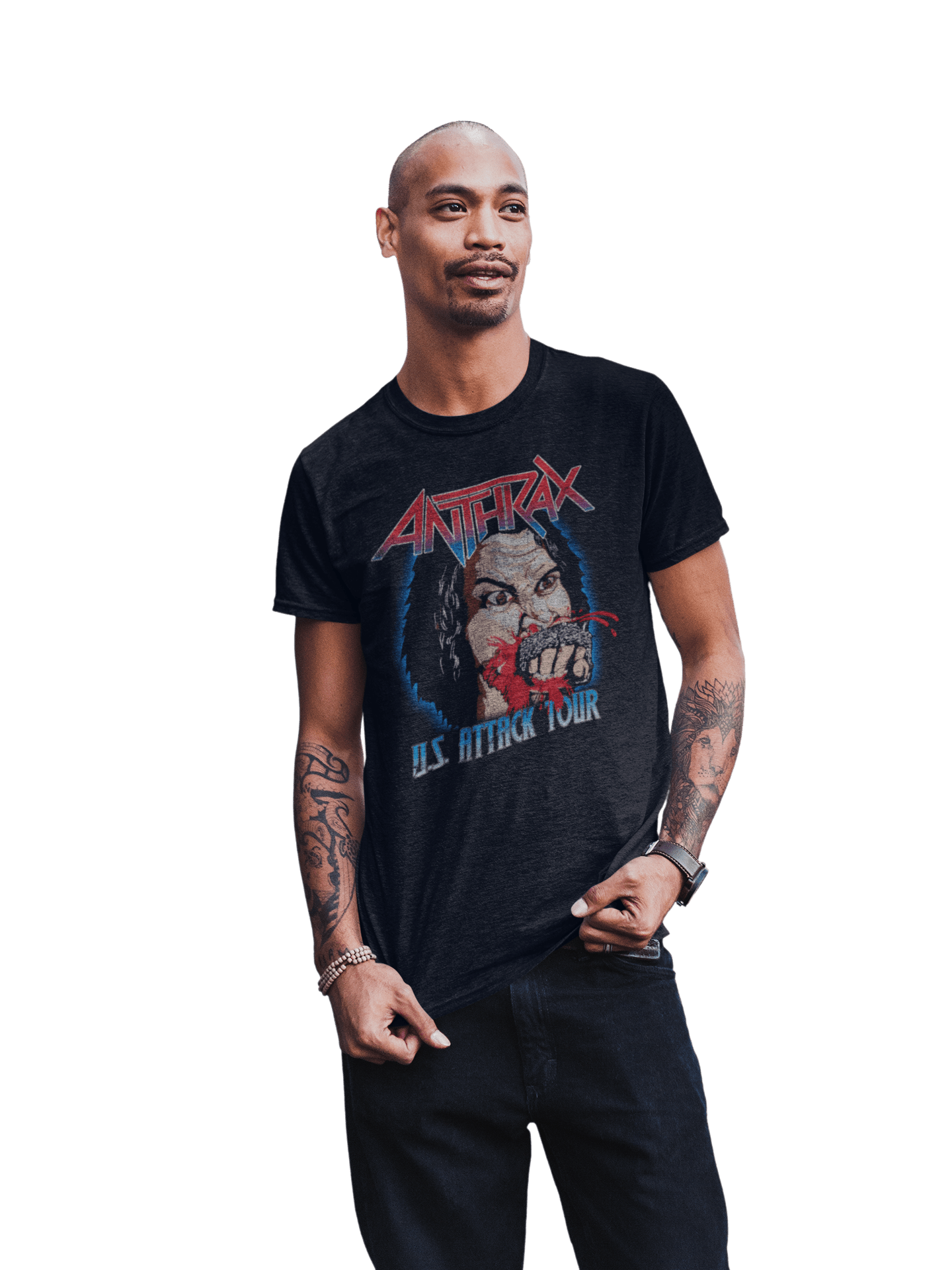 Anthrax - US Attack Tour T-Shirt Style001