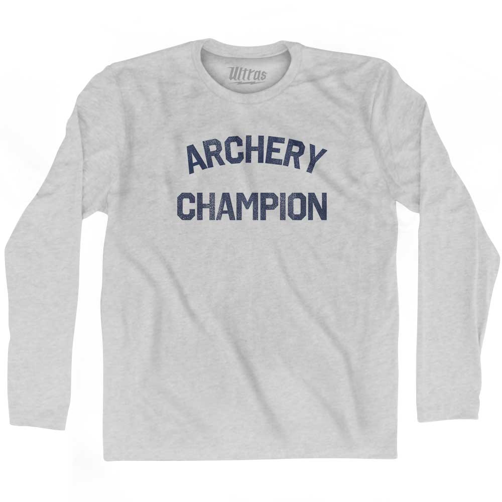 Archery Champion Adult Cotton Long Sleeve T-shirt Style003