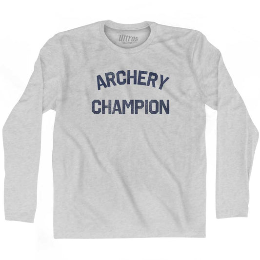 Archery Champion Adult Cotton Long Sleeve T-shirt Style003