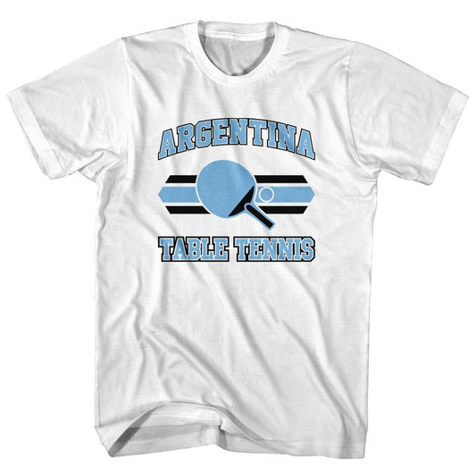 Argentina Table Tennis Youth  Cotton T-shirt Style001