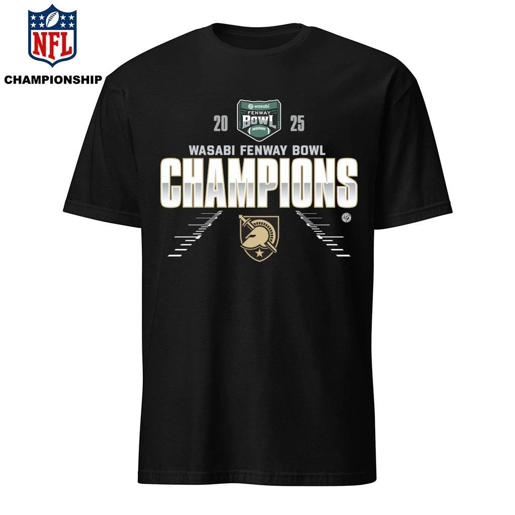 Army Black Knights 2025 Wasabi Fenway Bowl Champions Shirt