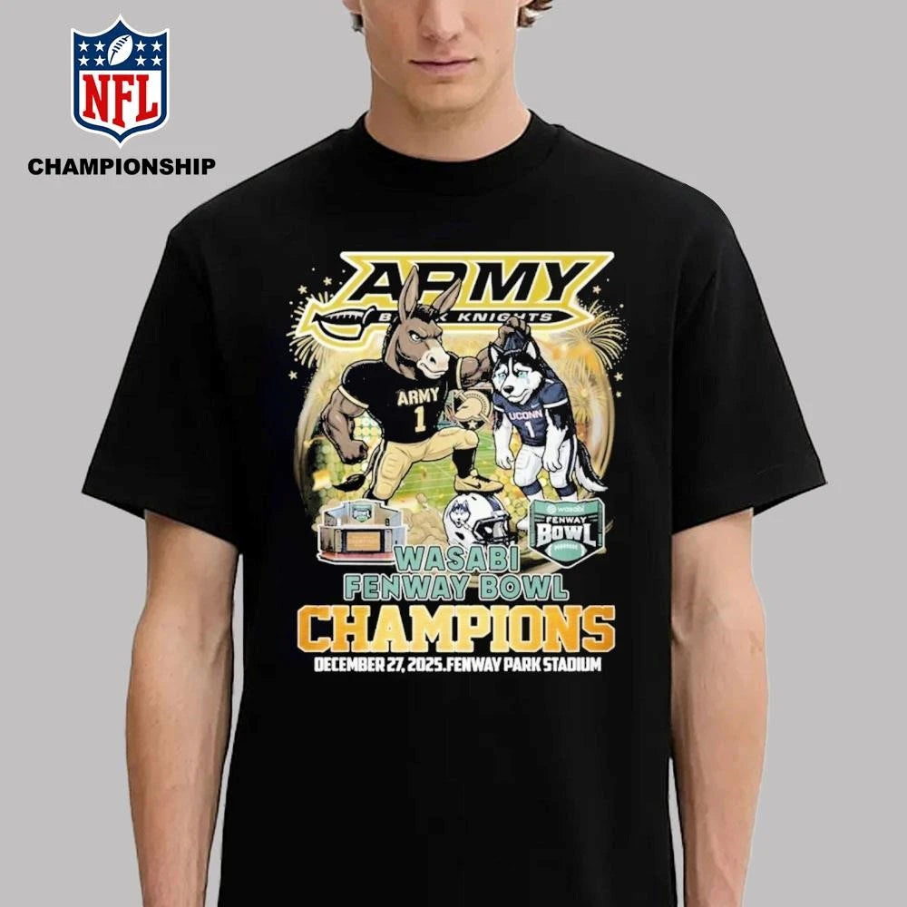 Army Black Knights Wasabi Fenway Bowl Champions Shirt