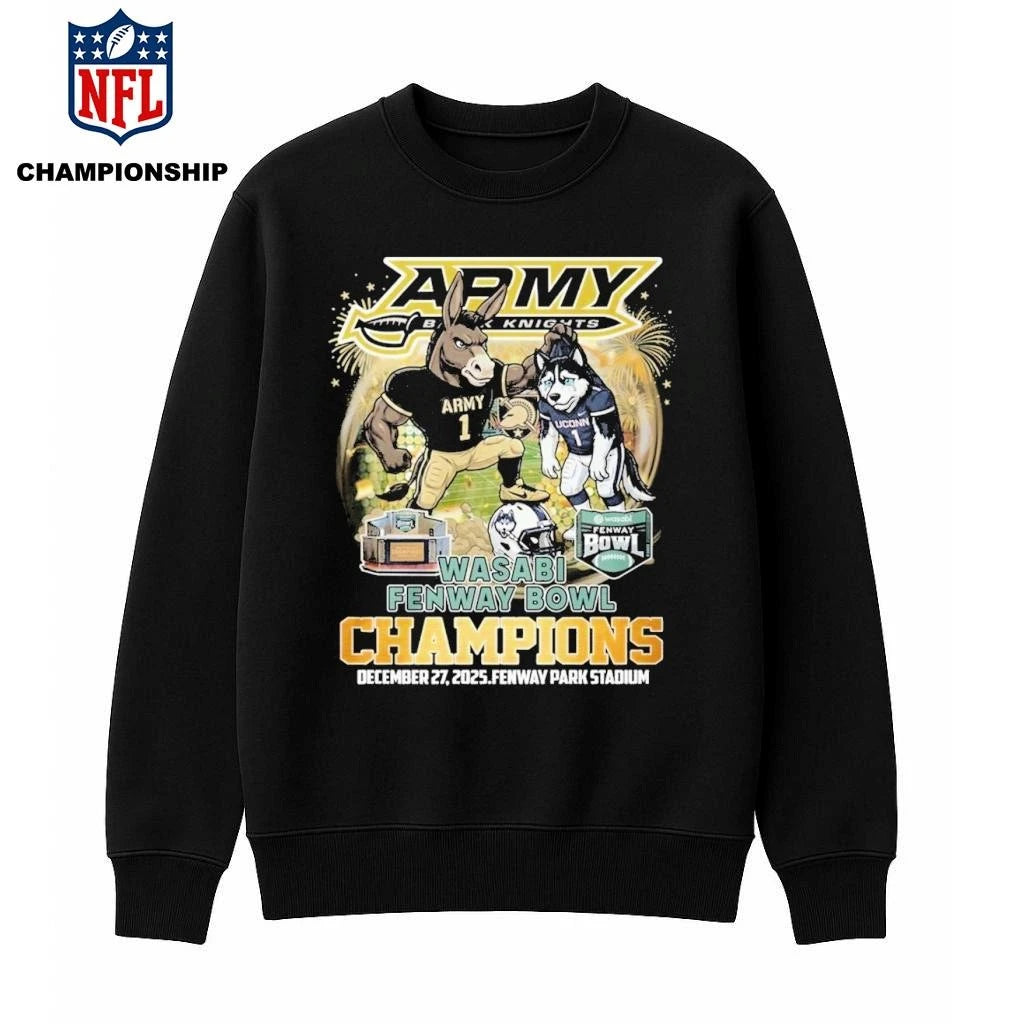 Army Black Knights Wasabi Fenway Bowl Champions Shirt