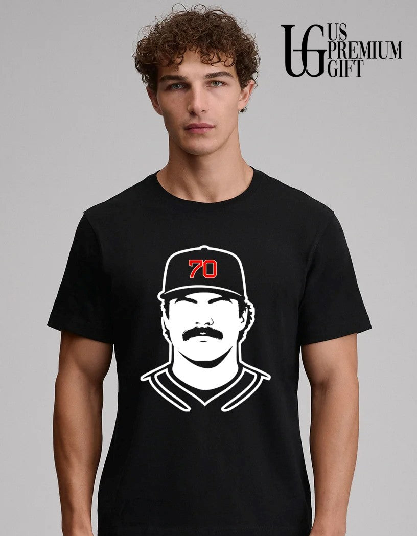 Payton Tolle No 70 Boston Red Sox silhouette shirt