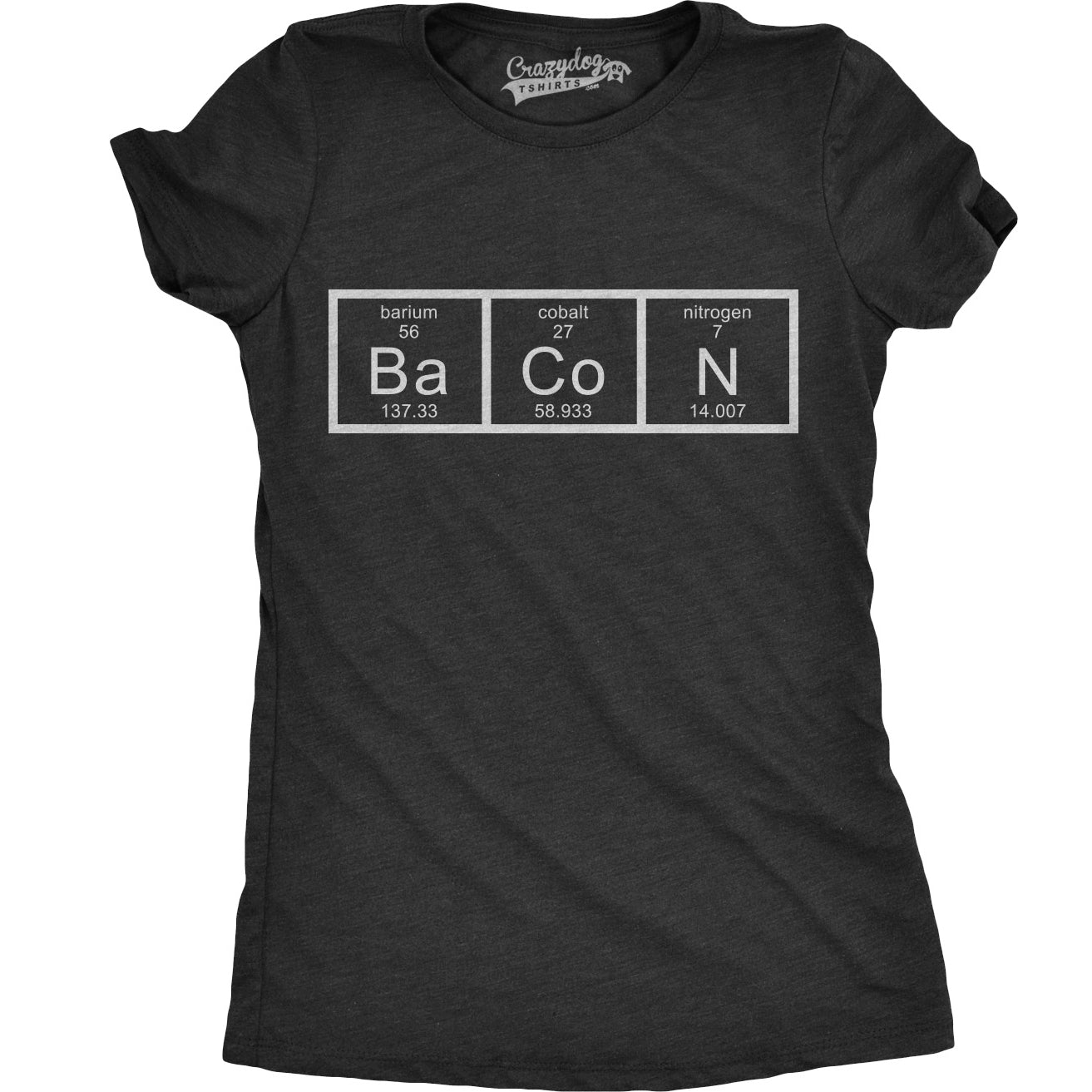 Chemistry Of Bacon Women's T Shirt