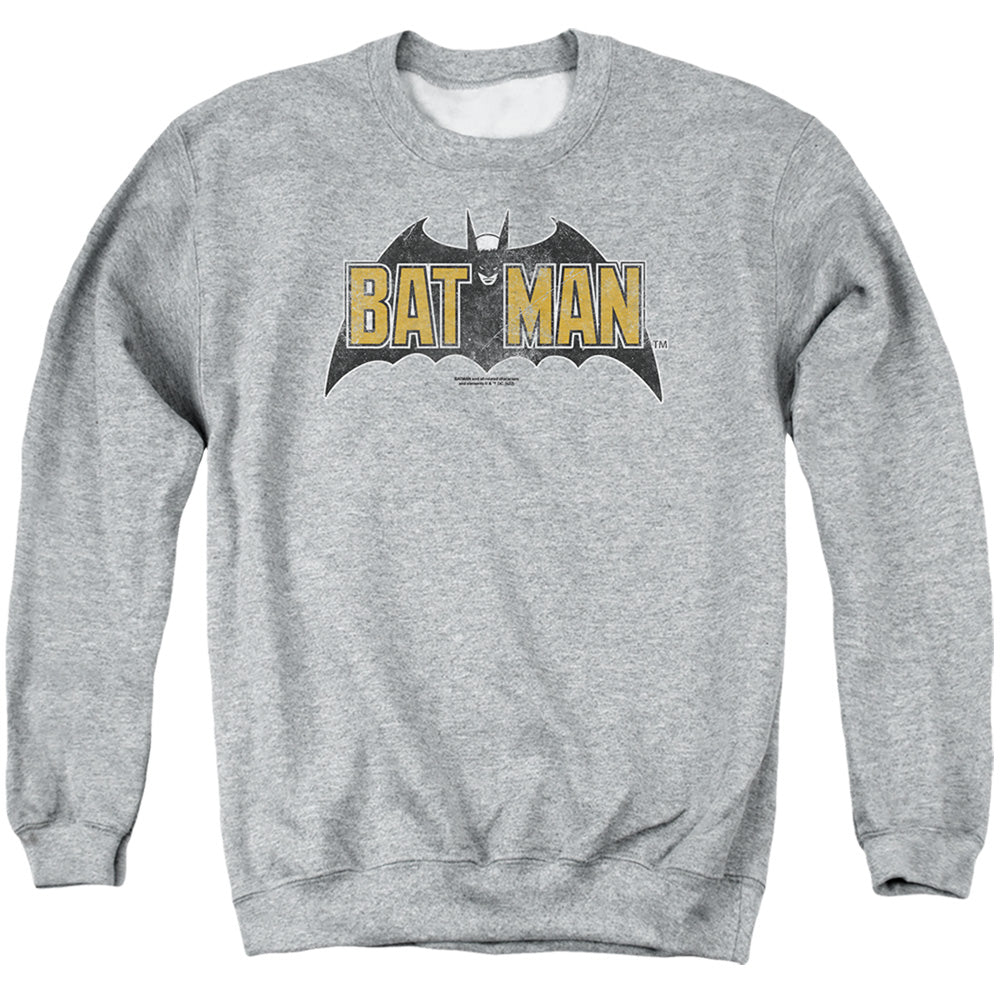 Batman Comics Vintage Bat Logo On Gray T-Shirt