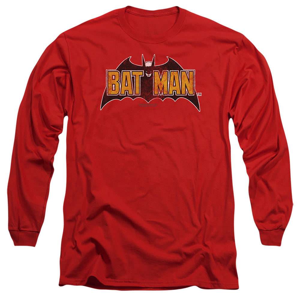 Batman Comics Vintage Bat Logo On Red T-Shirt