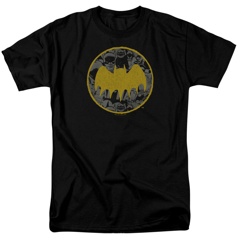 Batman Comics Vintage Symbol Collage T-Shirt
