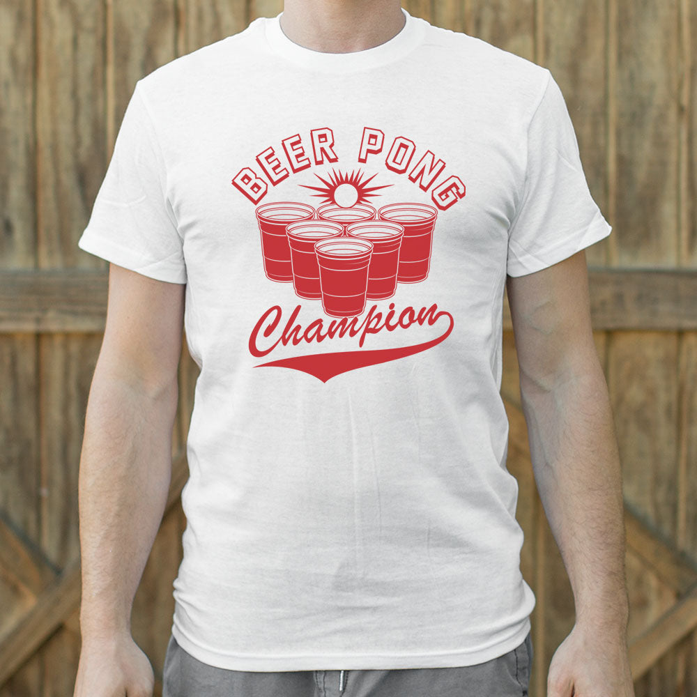 Beer Pong Champion Men's T-Shirt