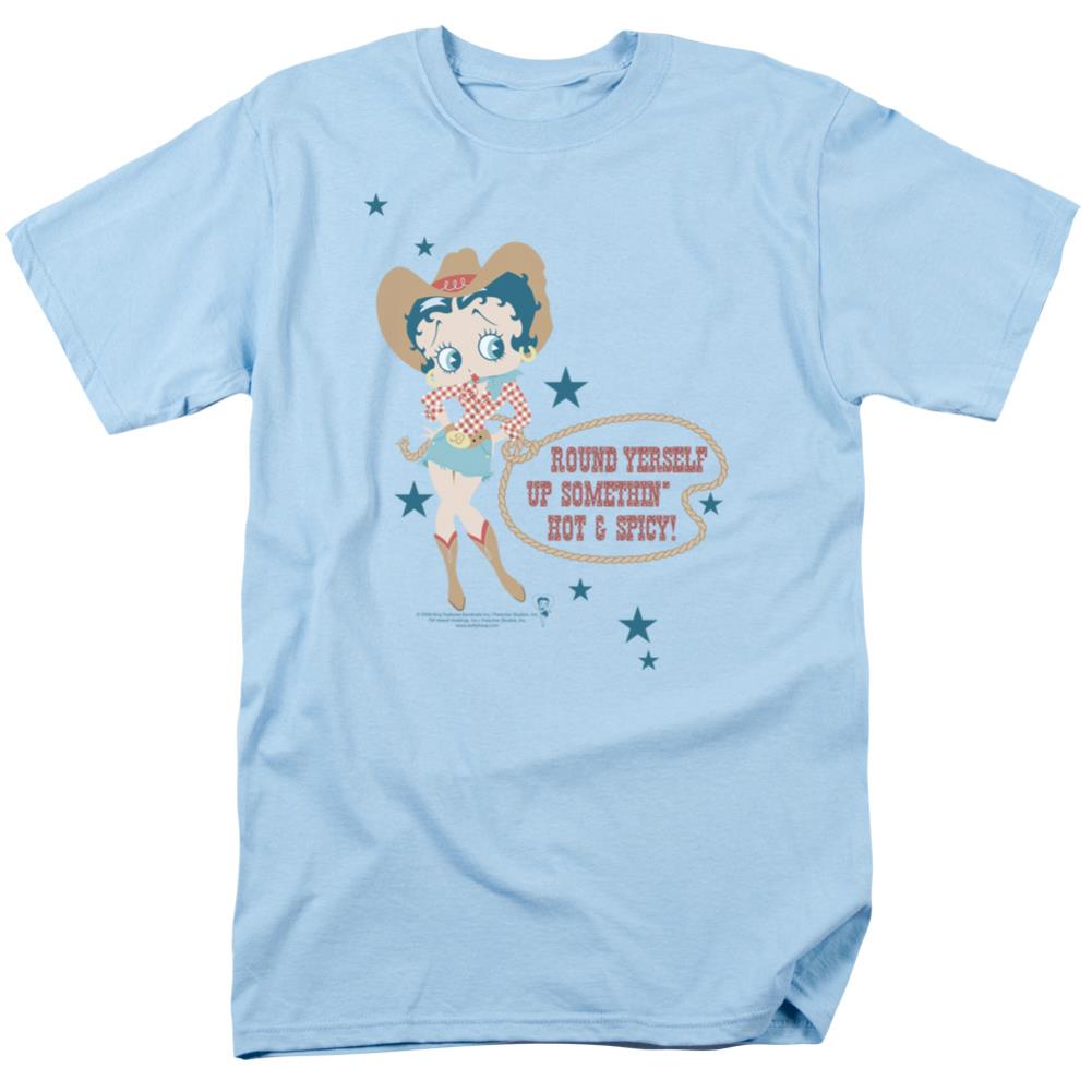 Betty Boop Hot And Spicy Cowgirl T-Shirt