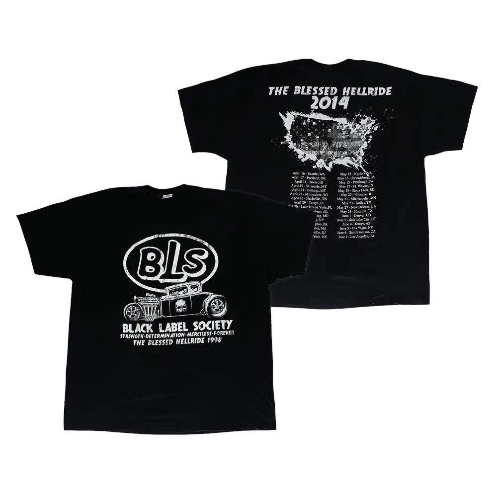 Blessed Hellride 2014 Tour Tee