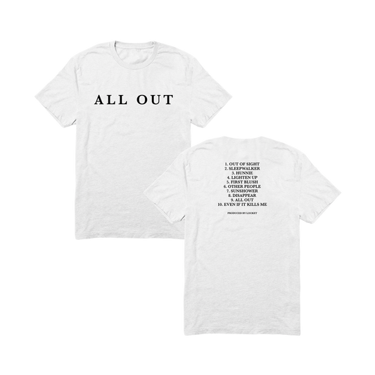 All Out Tracklist Tee