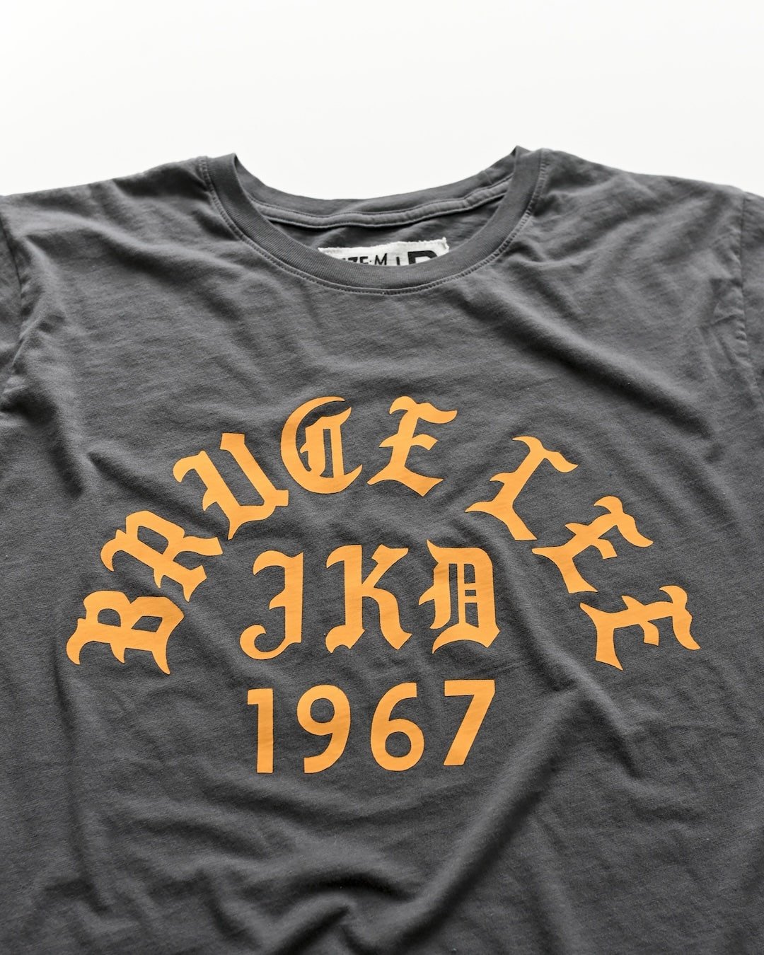 Bruce Lee Oakland '67 Vintage Grey Tee