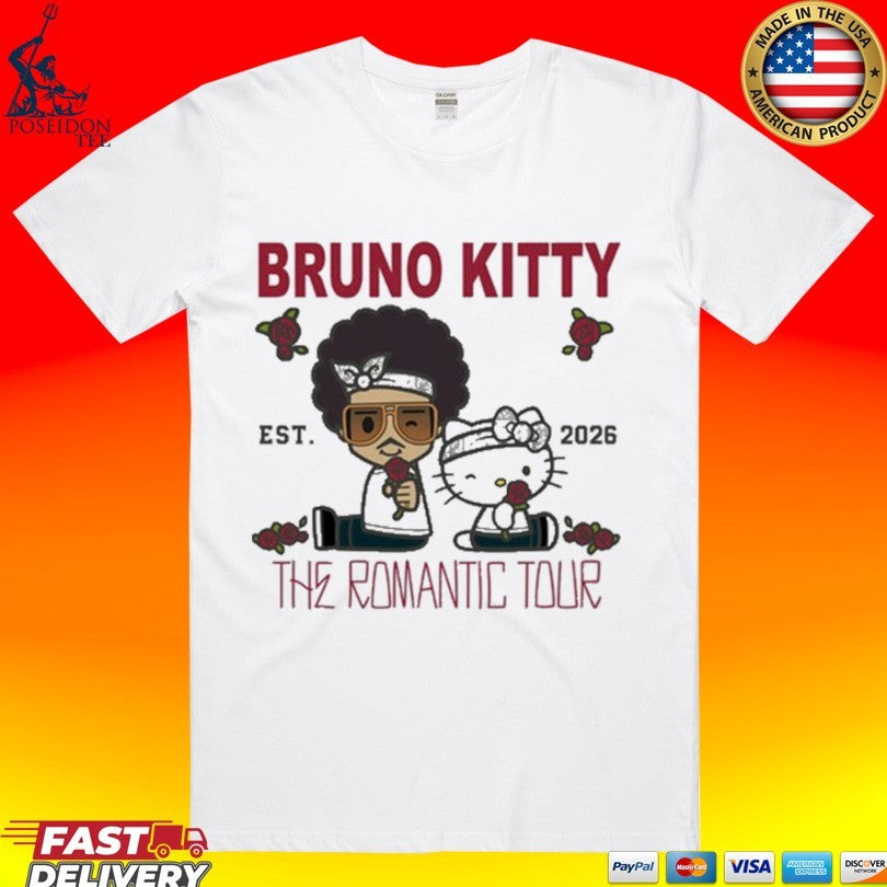 Bruno Mars The Romantic Tour 2026 Shirt