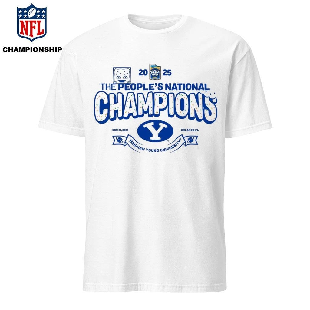 BYU Cougars 2025 Pop Tarts Bowl Champions Shirt