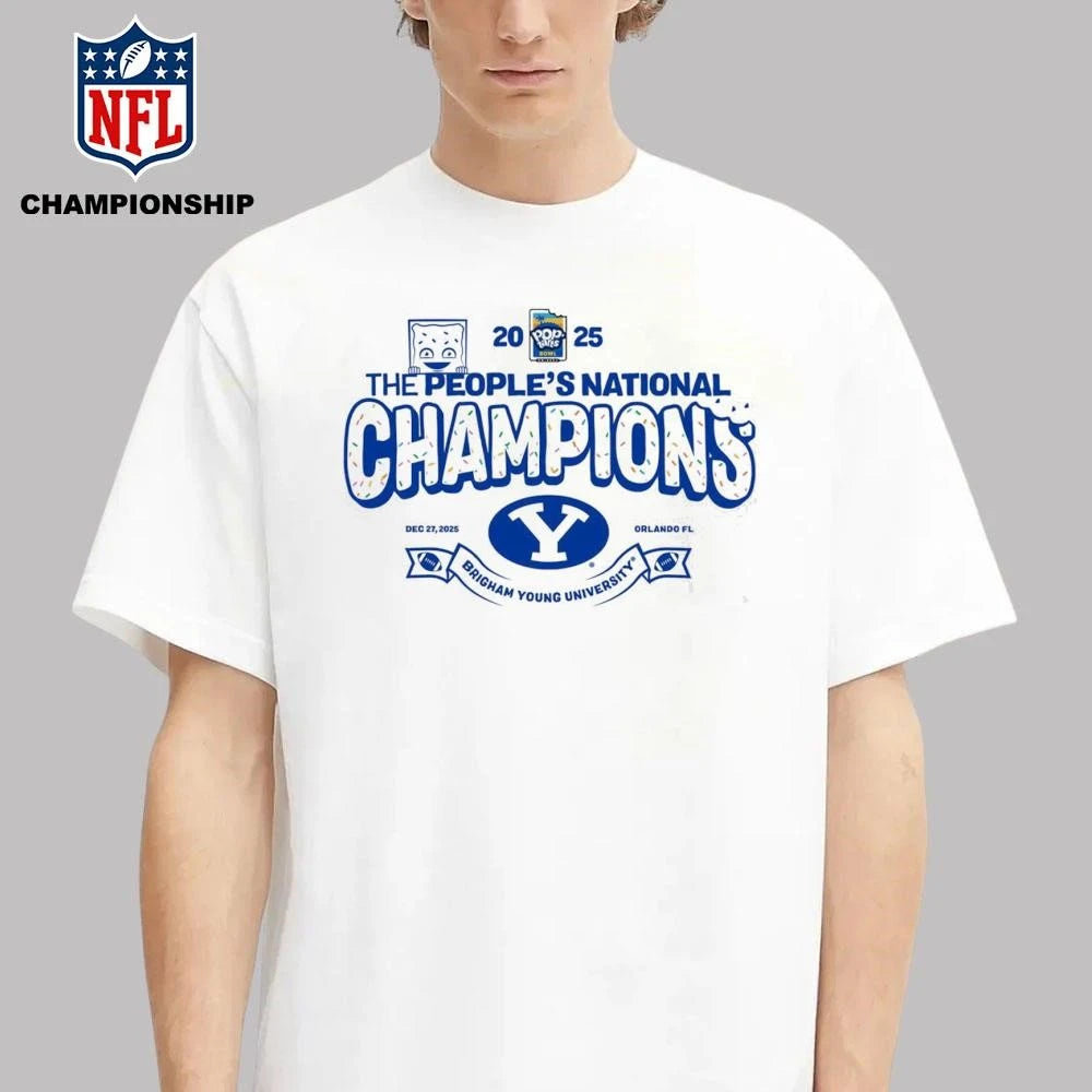 BYU Cougars 2025 Pop Tarts Bowl Champions Shirt