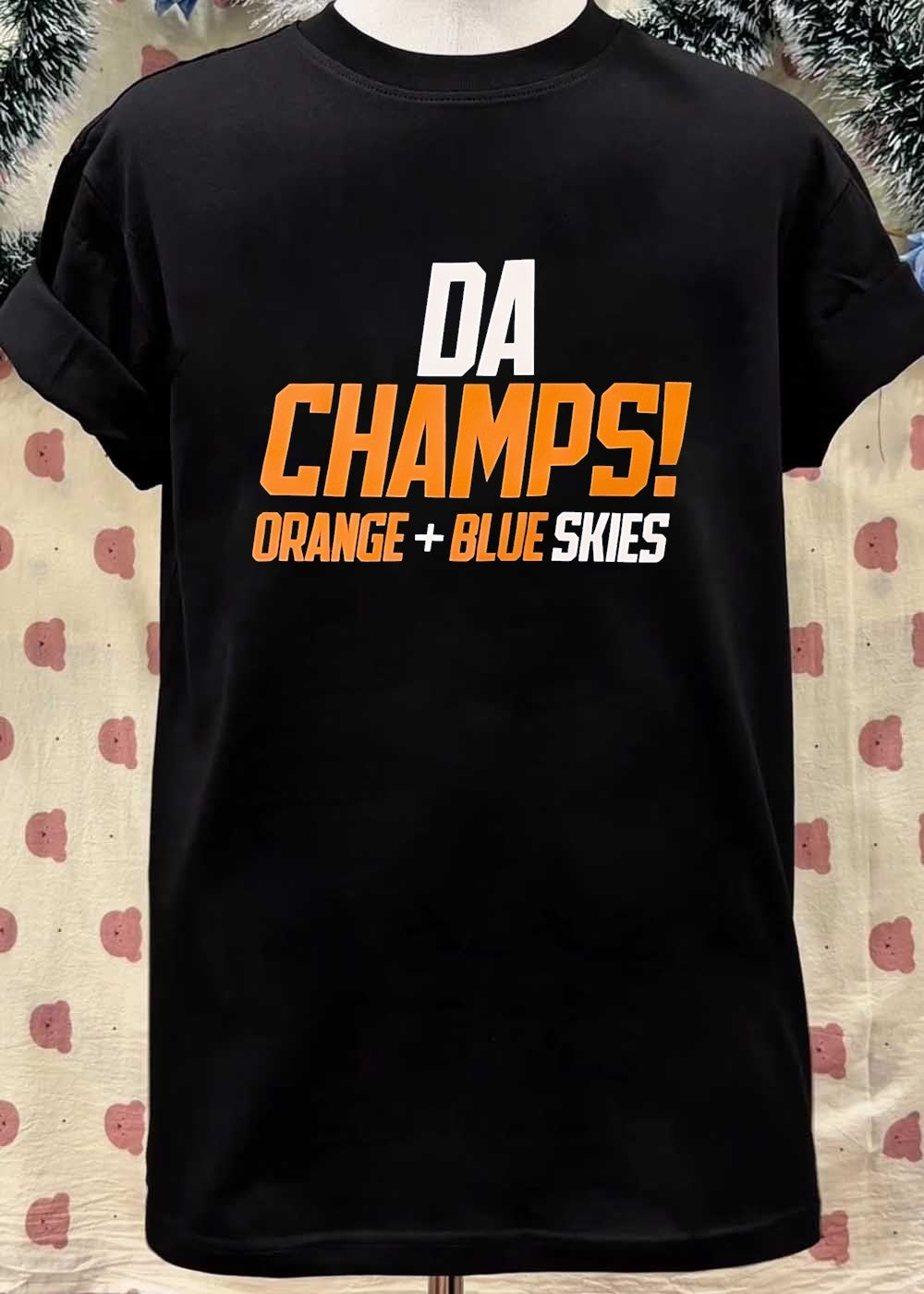 Da Champs Orange + Blue Skies T-Shirt