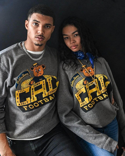 CAL - Golden Bears Football Grey Sweatshirt