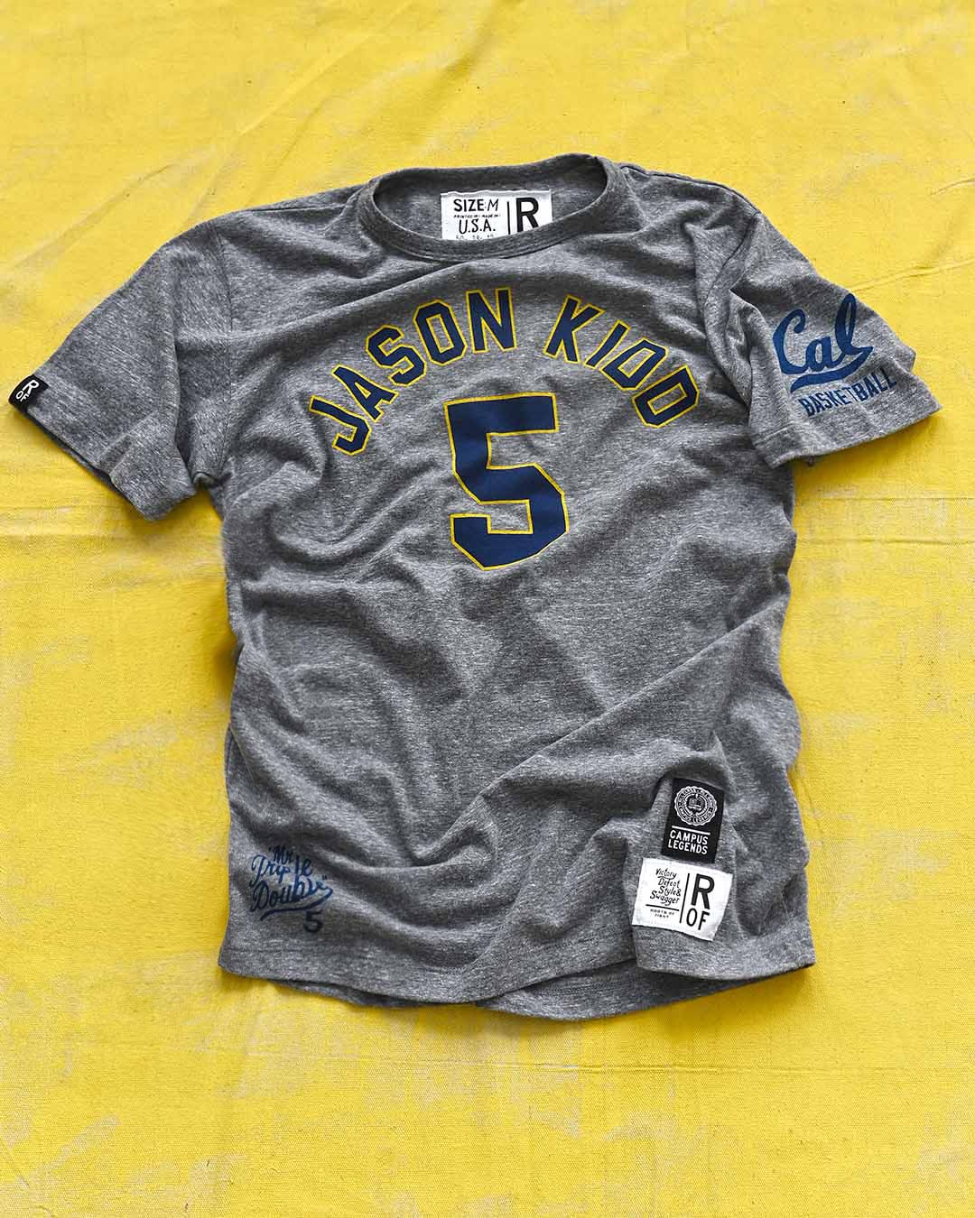CAL - Jason Kidd #5 Grey Tee