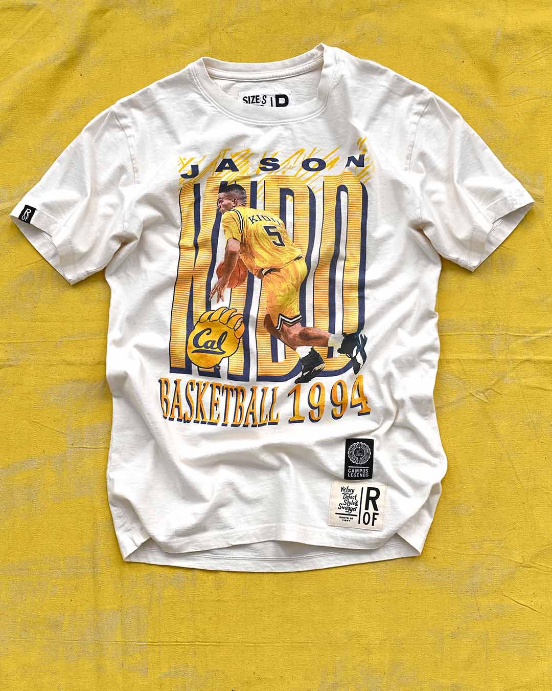CAL - Jason Kidd '94 Graphic White Tee