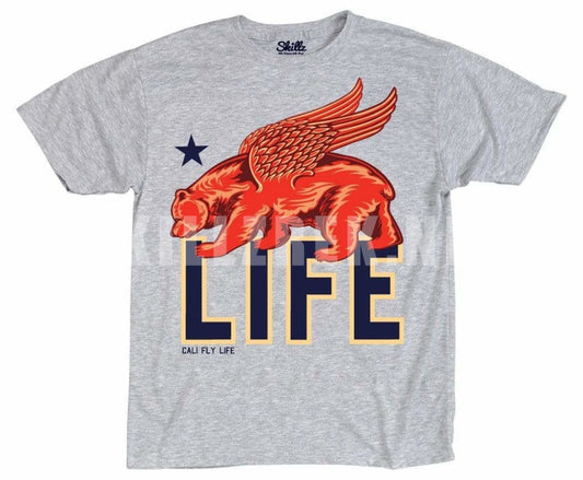 Cali Fly Life "Allstarz" Limited Edition Ash Grey Tee