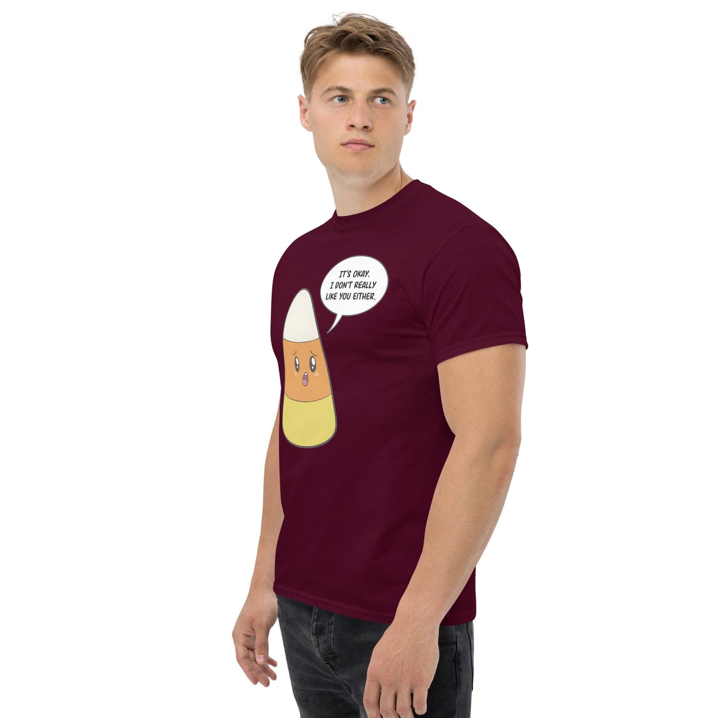 Candy Corn I Don't Like You Either Halloween Unisex T-Shirt