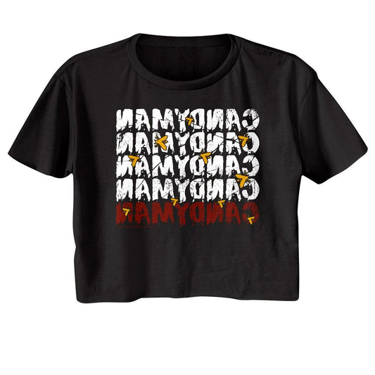 Candyman - Mirror Repeat Womens Crop Tee