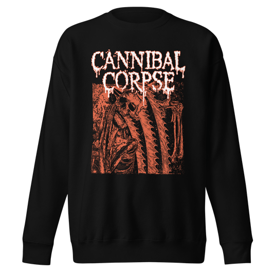 Cannibal Corpse White Drip Logo Sweatshirt