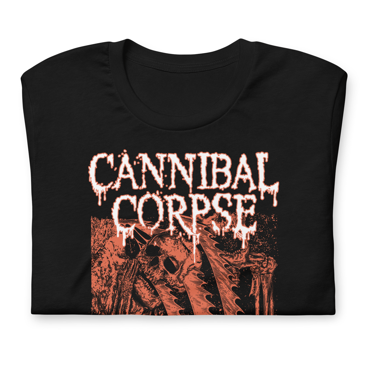 Cannibal Corpse White Drip Logo T-Shirt