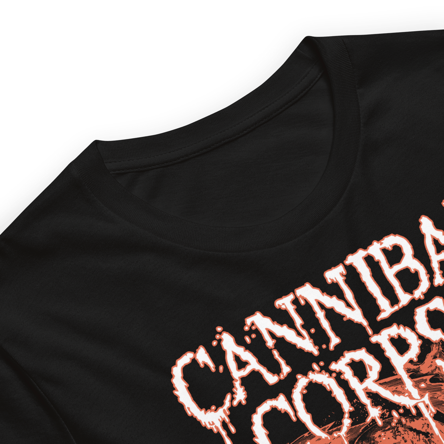 Cannibal Corpse White Drip Logo T-Shirt