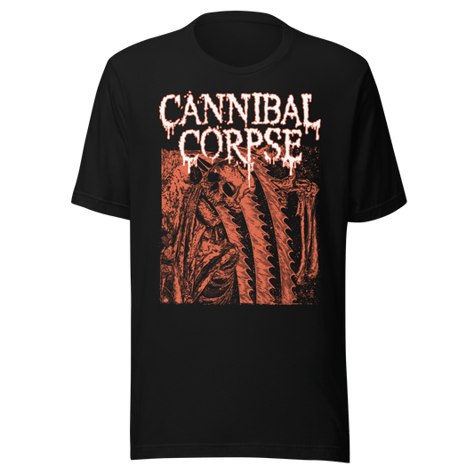 Cannibal Corpse White Drip Logo T-Shirt